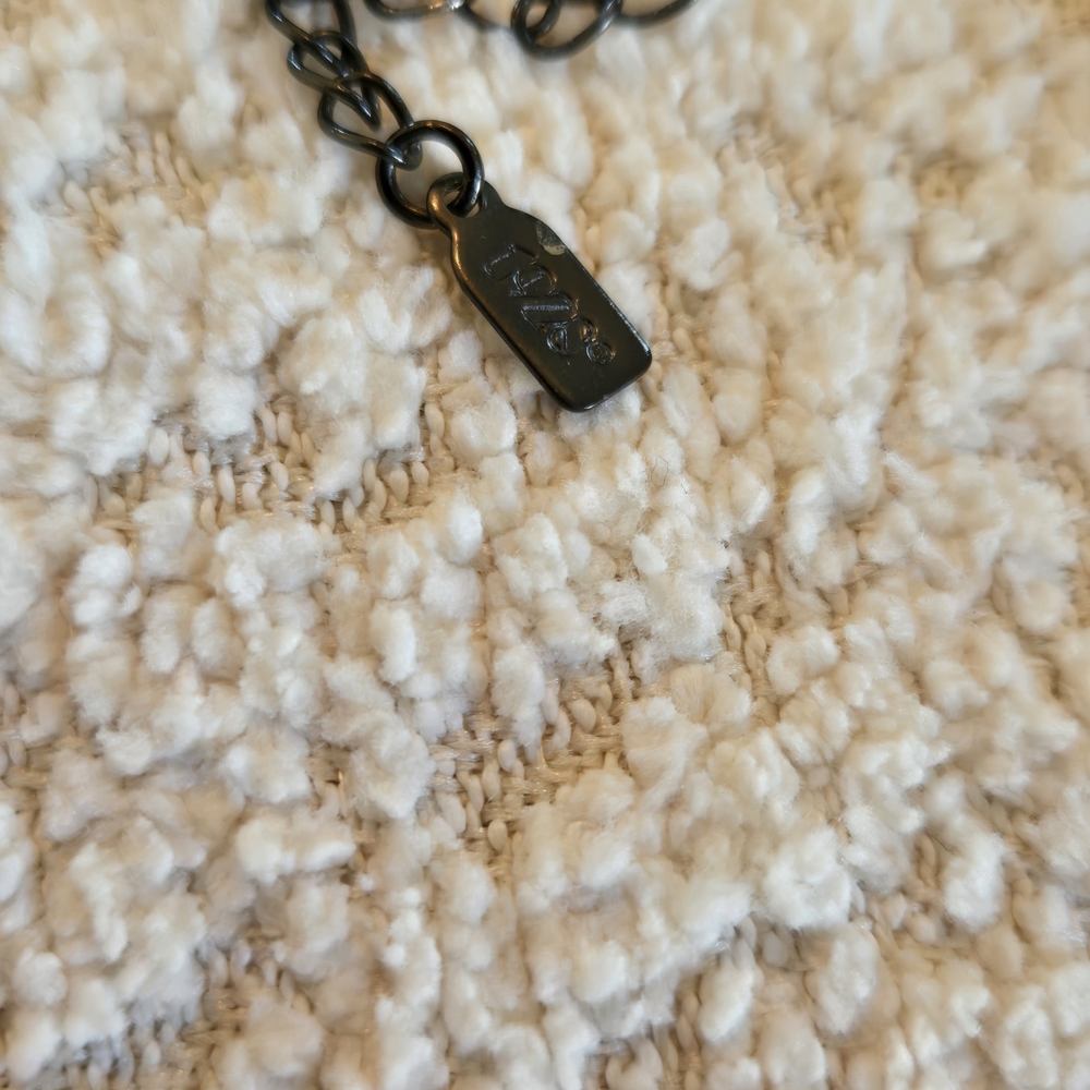 1928 Black Beaded Necklace and Earring Set - Picture 4 of 5
